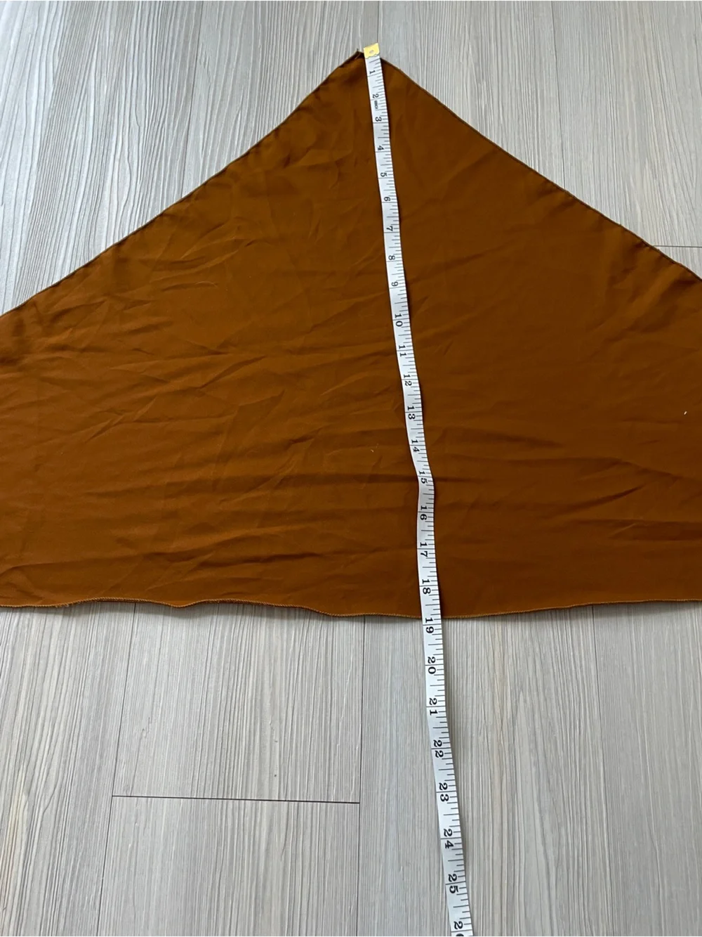 Copper Brown Triangle Scarf Hair Accessory